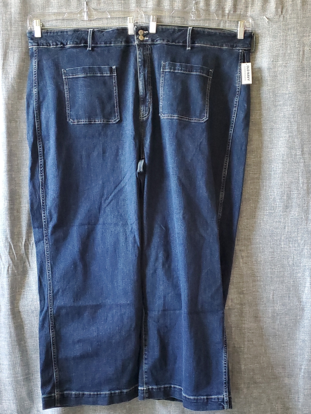 Old Navy Square Pocket High Rise Wide Leg Jeans